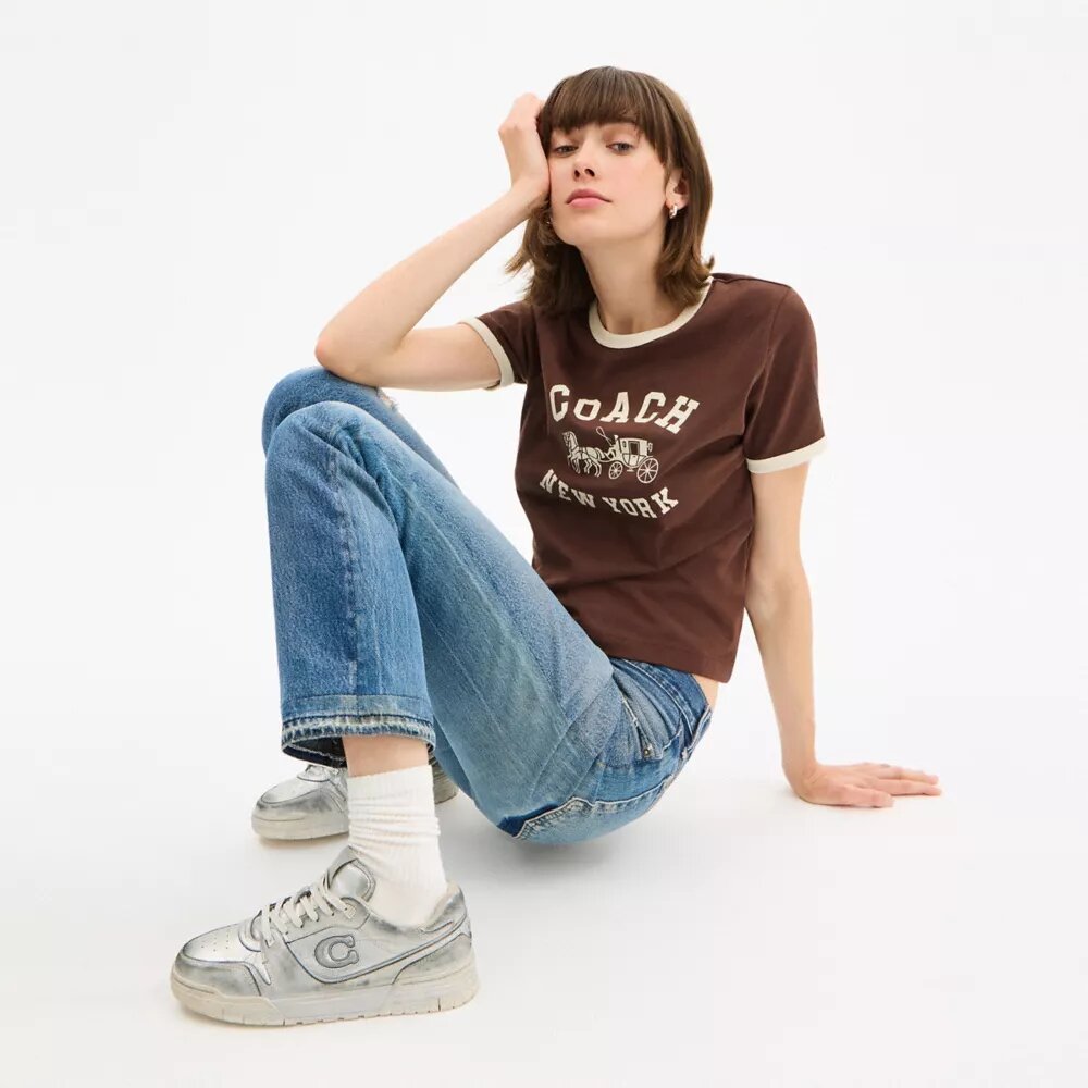 Soho Sneaker in Distressed Metallic Leather