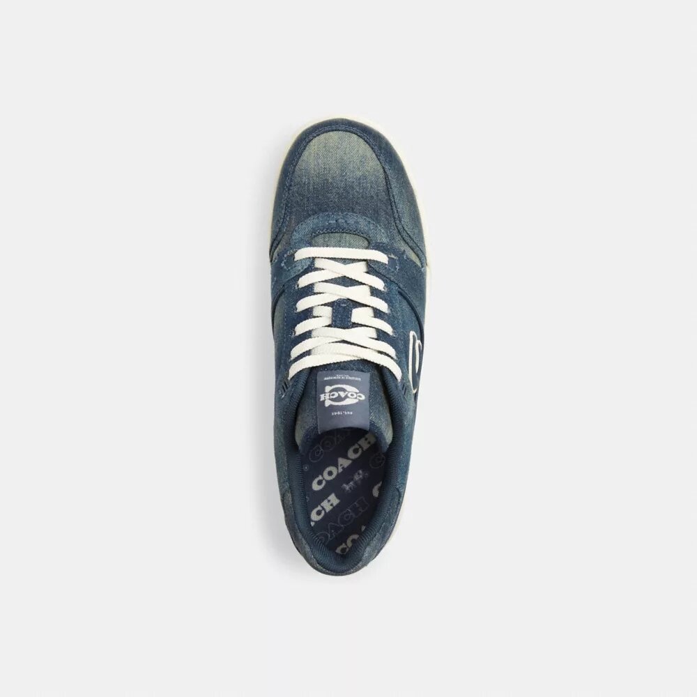 Soho Sneaker in Loved Denim