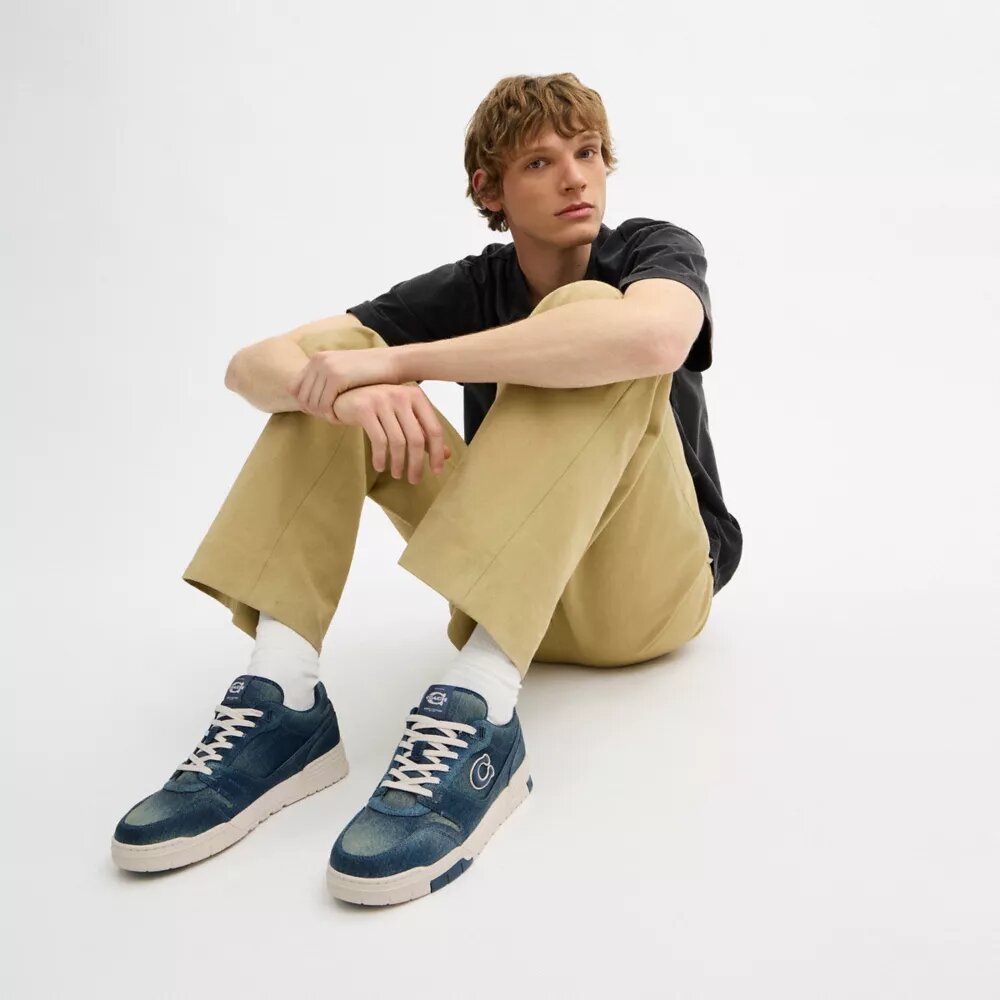 Soho Sneaker in Loved Denim