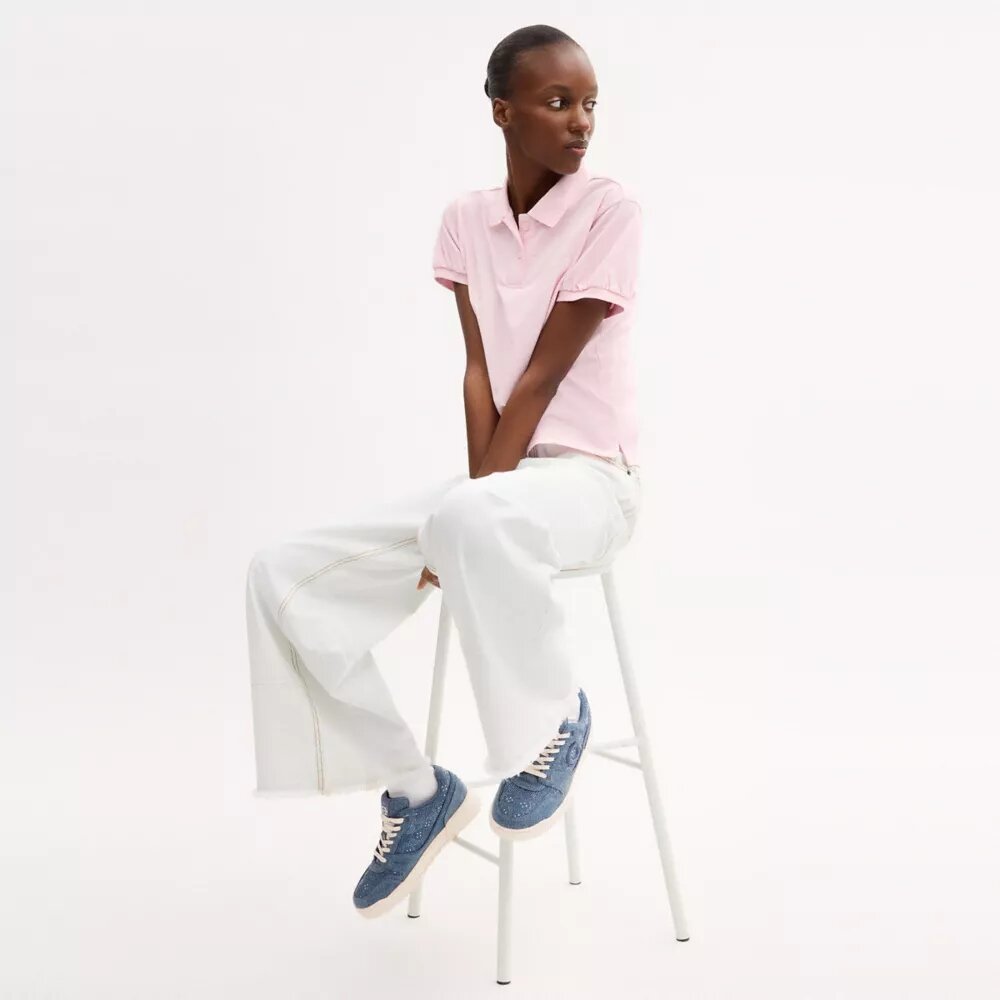 Soho Sneaker in Signature Denim