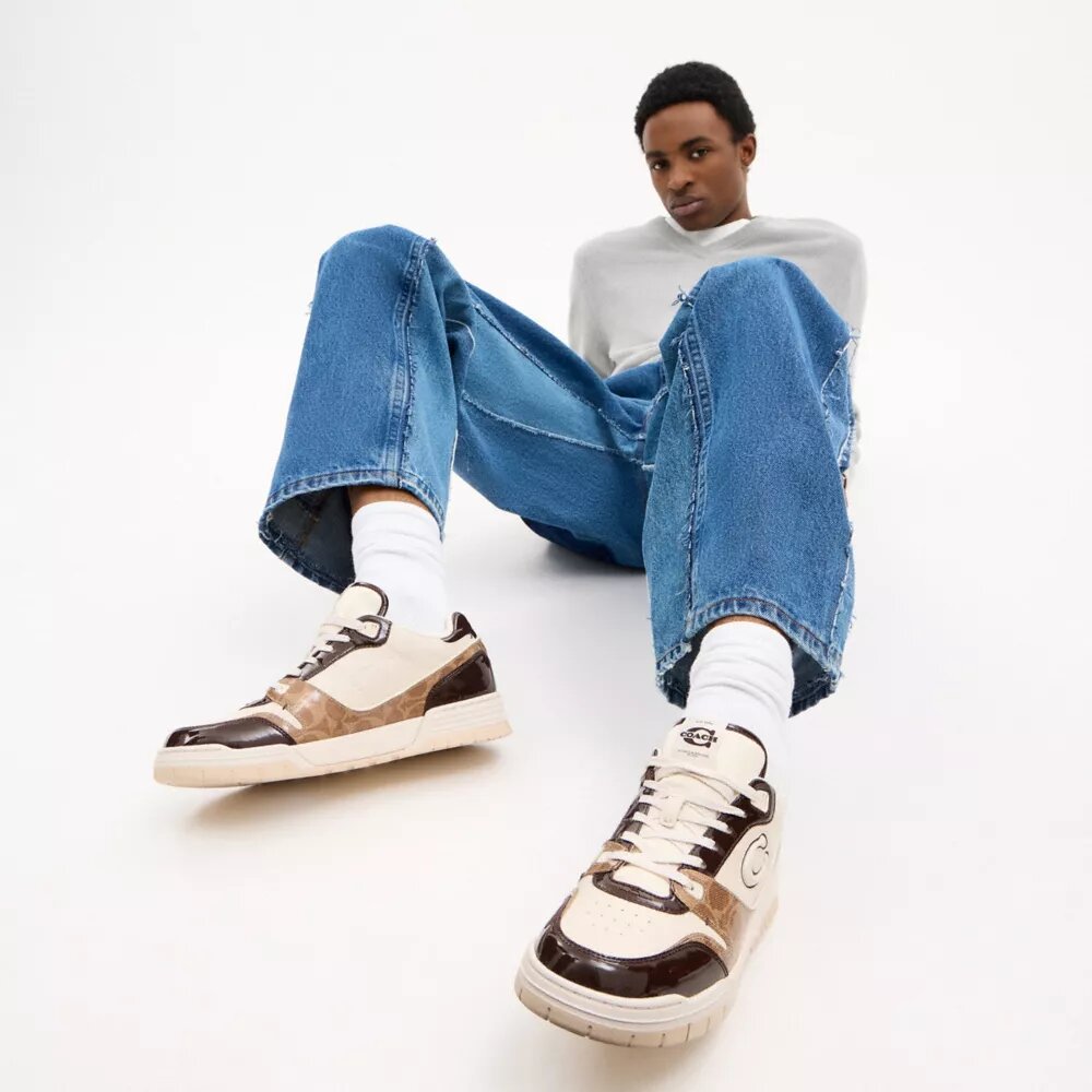 Soho Sneaker with Patent Signature