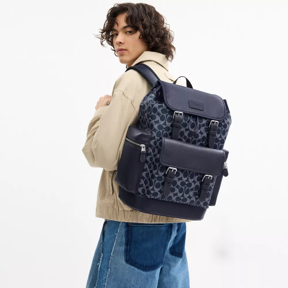 Sprint Backpack in Colorblock Signature Canvas
