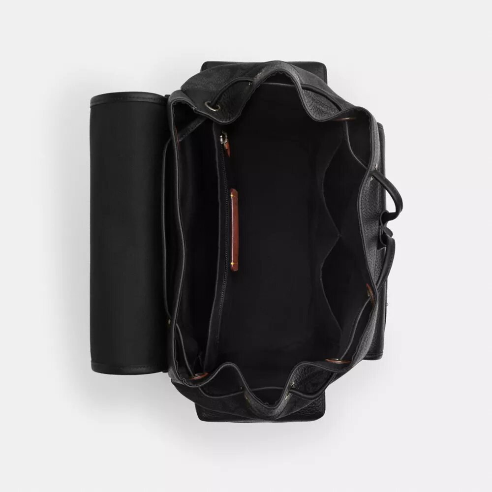 Sprint Backpack in Signature Canvas with Patches