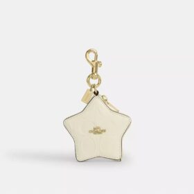 Star Bag Charm in Signature Leather
