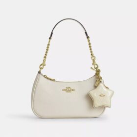 Star Bag Charm in Signature Leather