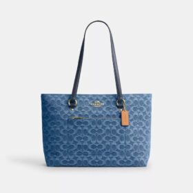 Station Tote Bag in Signature Denim