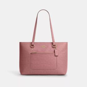 Station Tote Bag in Signature Leather