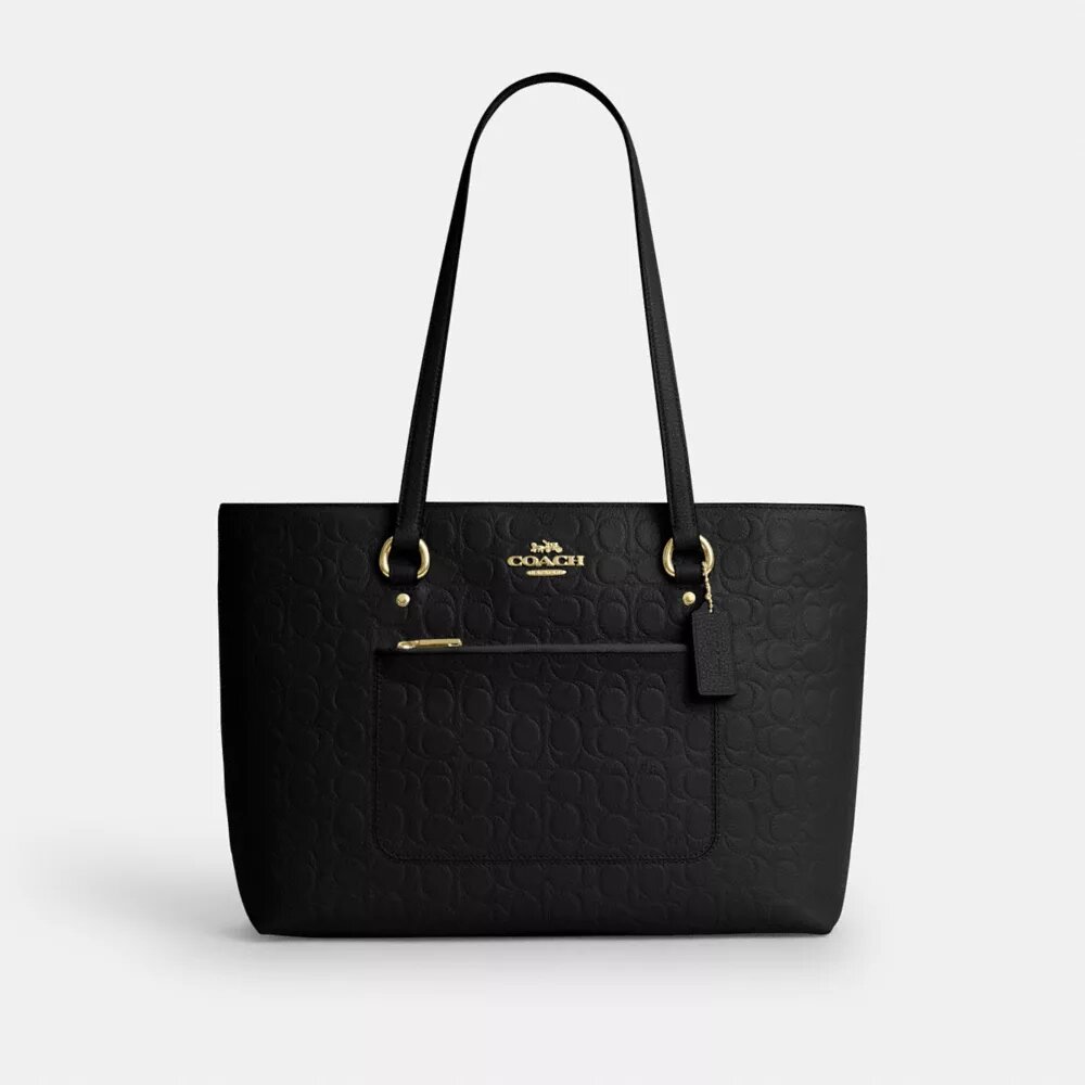 Station Tote Bag in Signature Leather