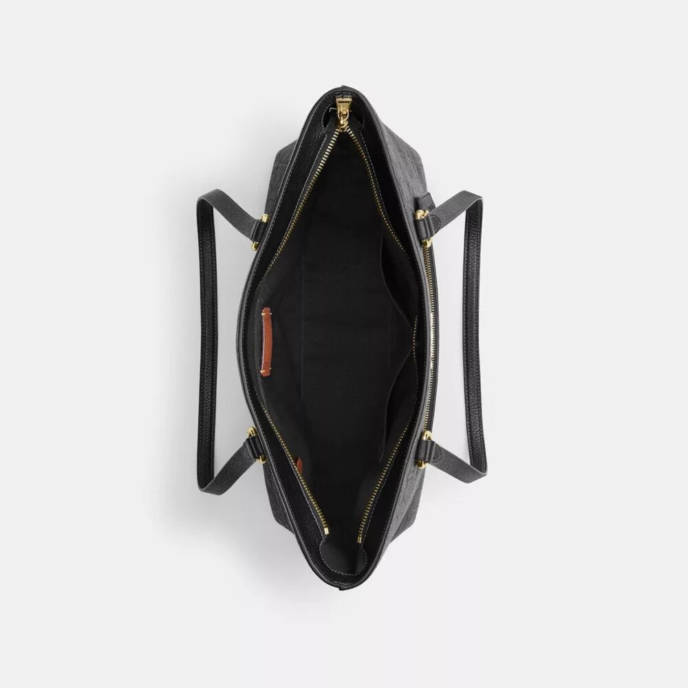 Station Tote Bag in Signature Leather