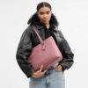 Station Tote Bag in Signature Leather