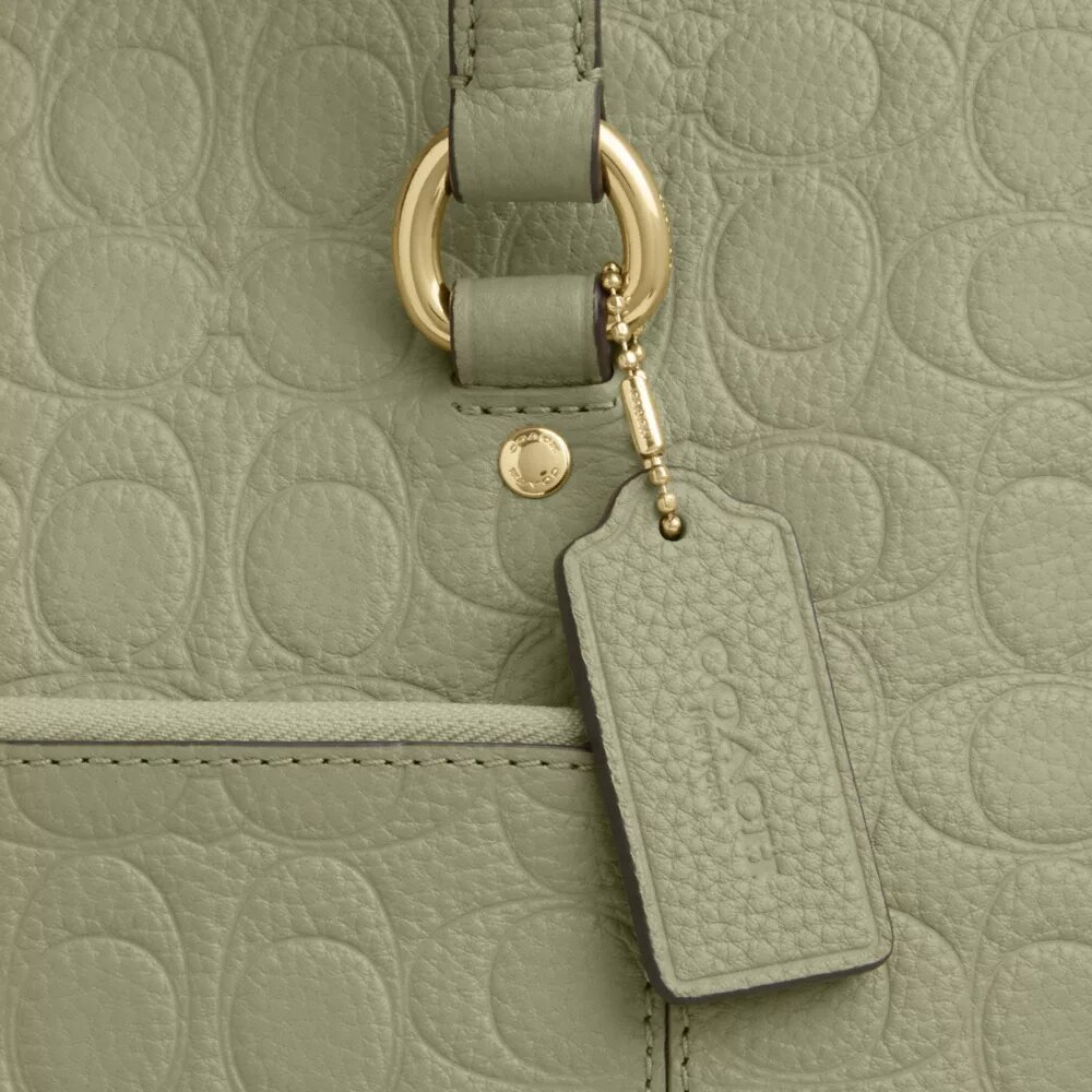 Station Tote Bag in Signature Leather