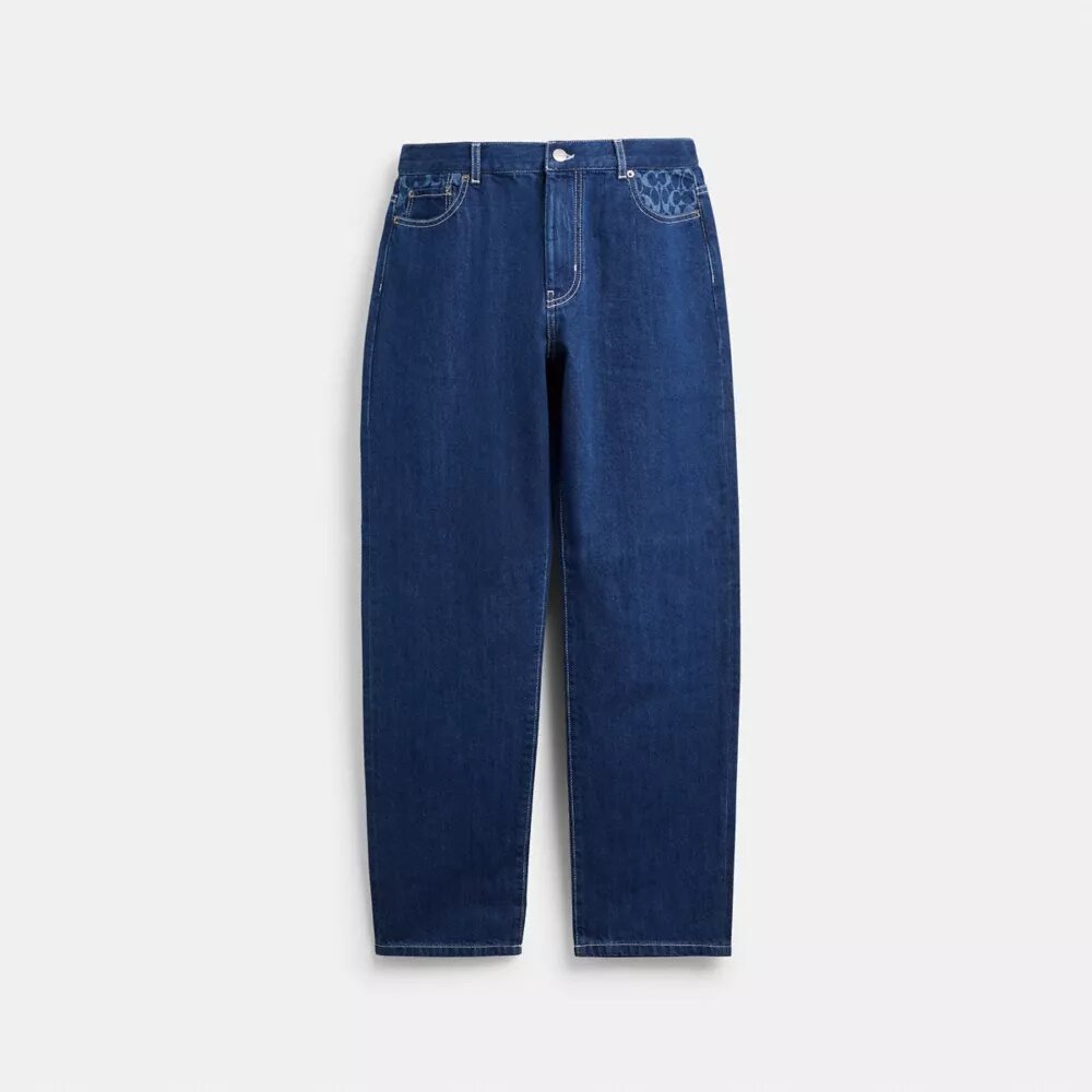 Straight Fit Denim Jeans