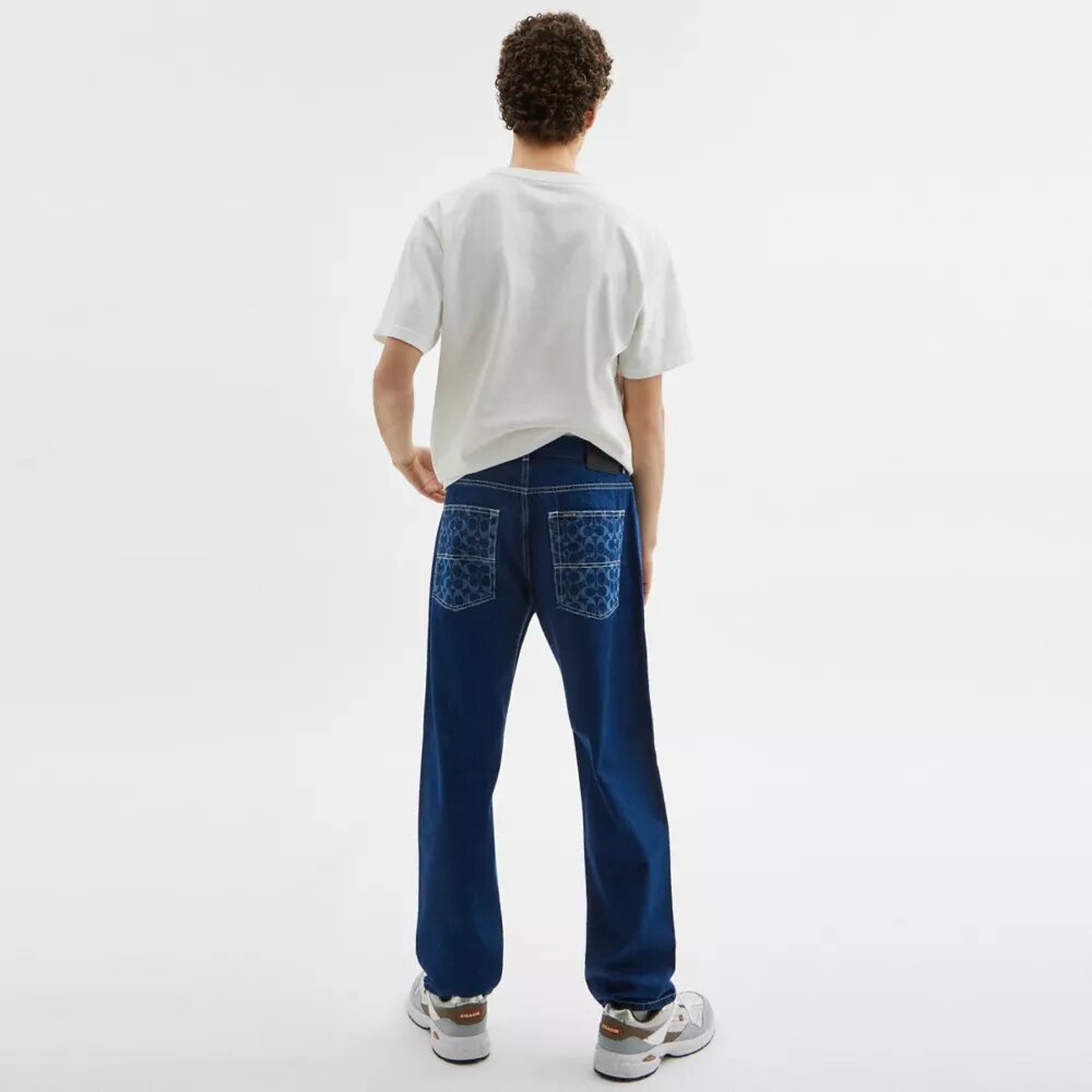 Straight Fit Denim Jeans