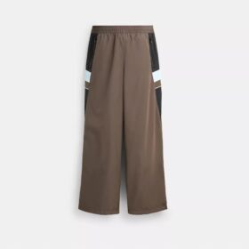 Straight Leg Track Pants in Recycled Polyester