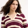 Striped Knit Polo