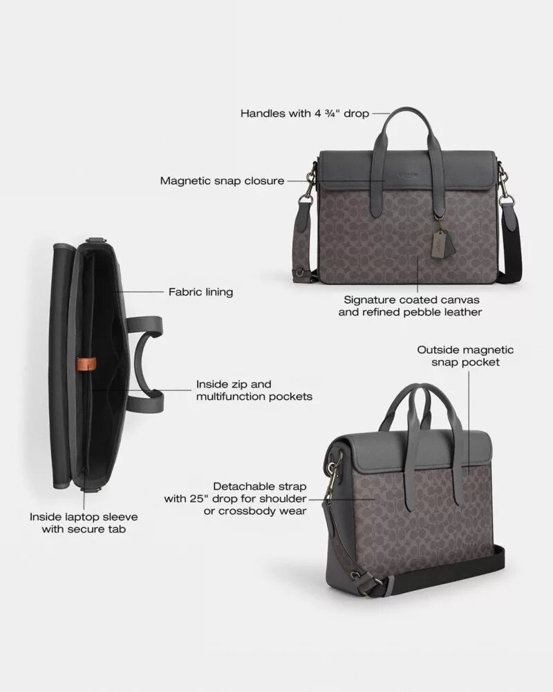 Sullivan Portfolio Brief in Signature Canvas