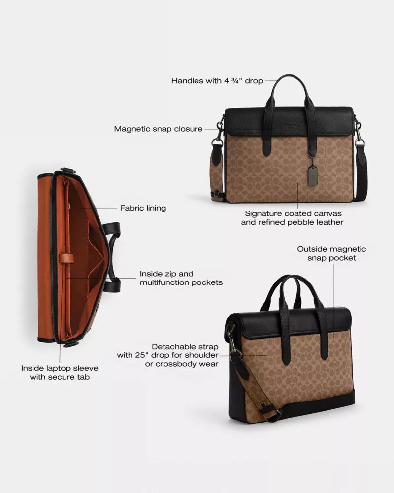 Sullivan Portfolio Brief in Signature Canvas