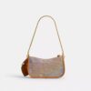 Swinger Bag 20 with Chain in Crystal Signature Jacquard