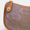 Swinger Bag 20 with Chain in Crystal Signature Jacquard