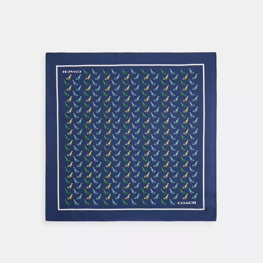 T-Rex Print Silk Bandana