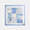 Tabby Cherry Print Silk Square Scarf