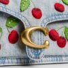 Tabby Shoulder Bag 20 with Cherry Embroidery