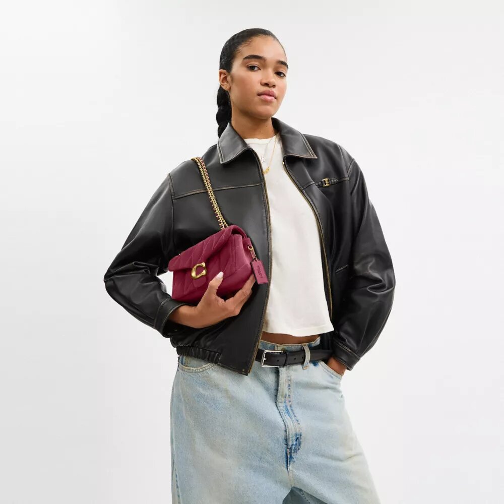 Tabby Shoulder Bag 20 with Quilting