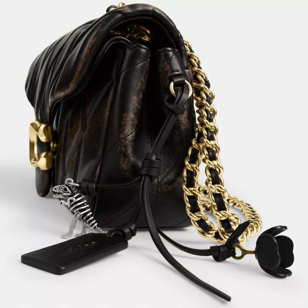 Tabby Shoulder Bag 26 in Loved Leather with Quilting