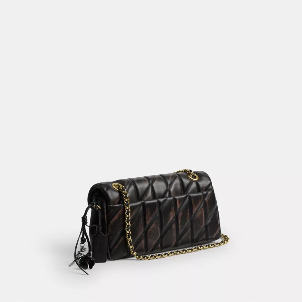 Tabby Shoulder Bag 26 in Loved Leather with Quilting