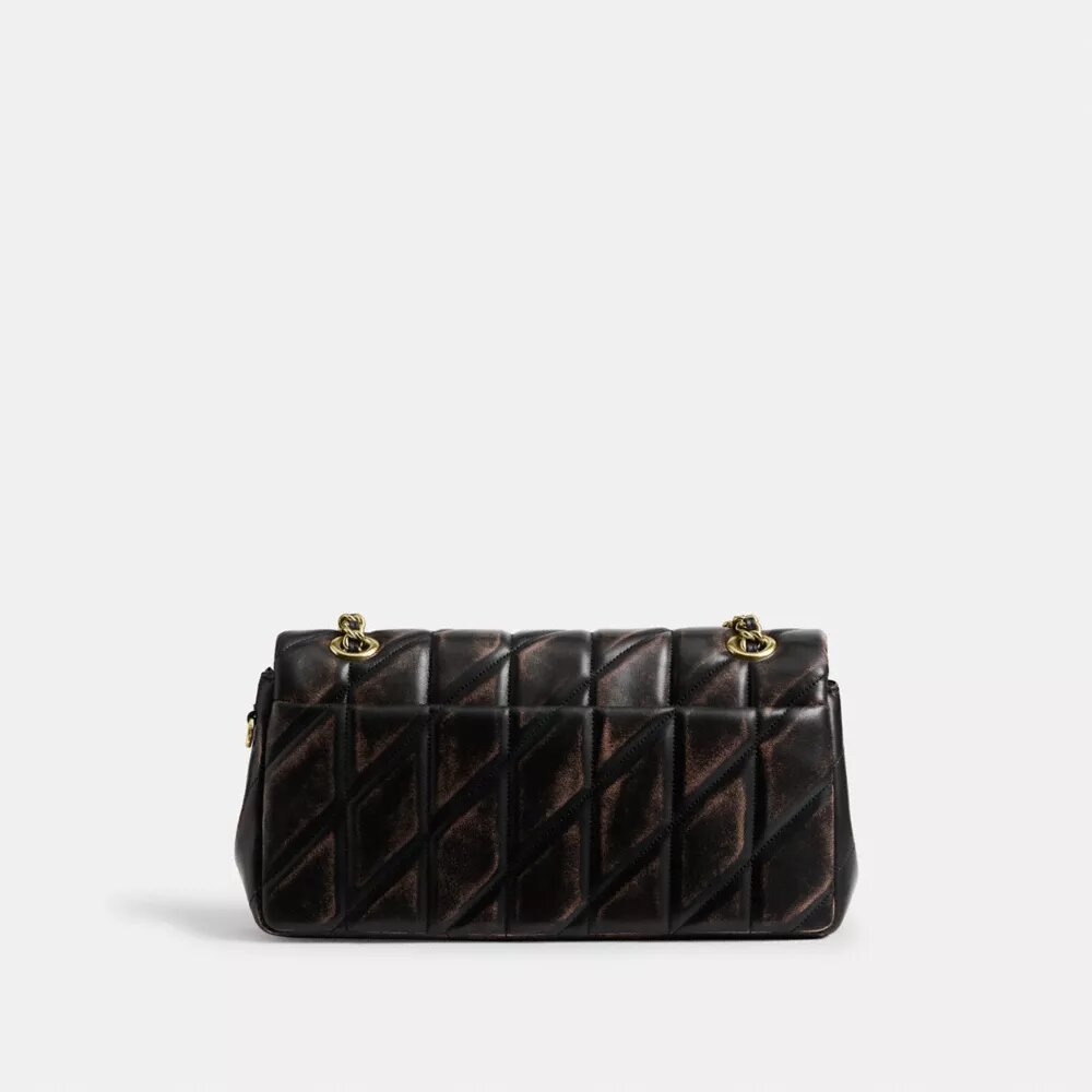 Tabby Shoulder Bag 26 in Loved Leather with Quilting