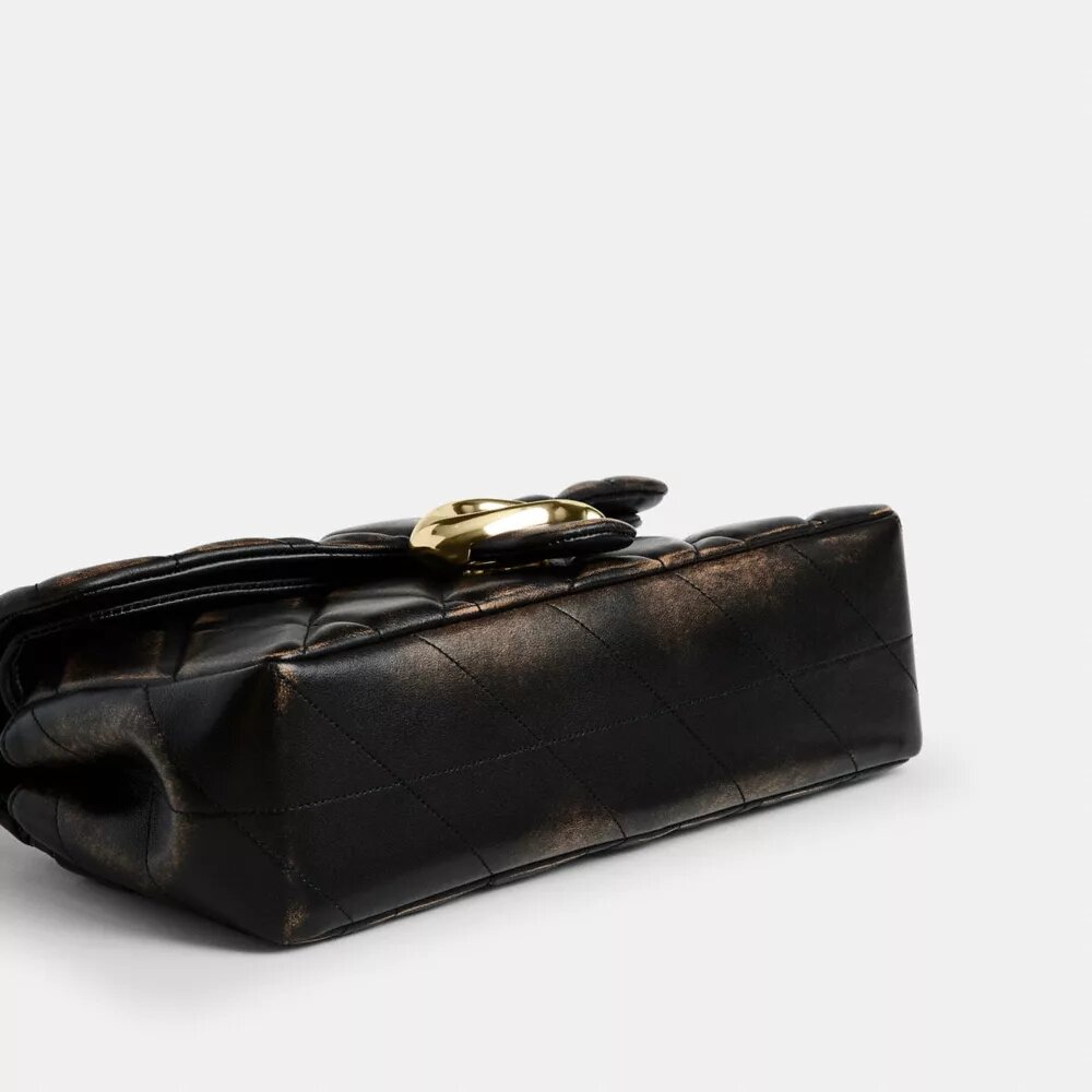 Tabby Shoulder Bag 26 in Loved Leather with Quilting