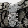 Tabby Shoulder Bag 26 with Beaded Snake