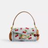 Tabby Shoulder Bag 26 with Cherry Embroidery