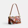 Tabby Shoulder Bag 26 with Floral Applique