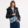 Tabby Shoulder Bag 26 with Repurposed Denim Patchwork Quilting