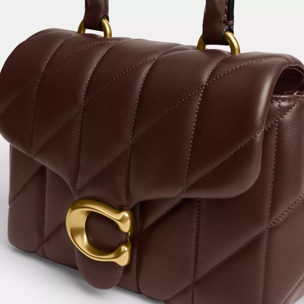 Tabby Top Handle Bag with Quilting