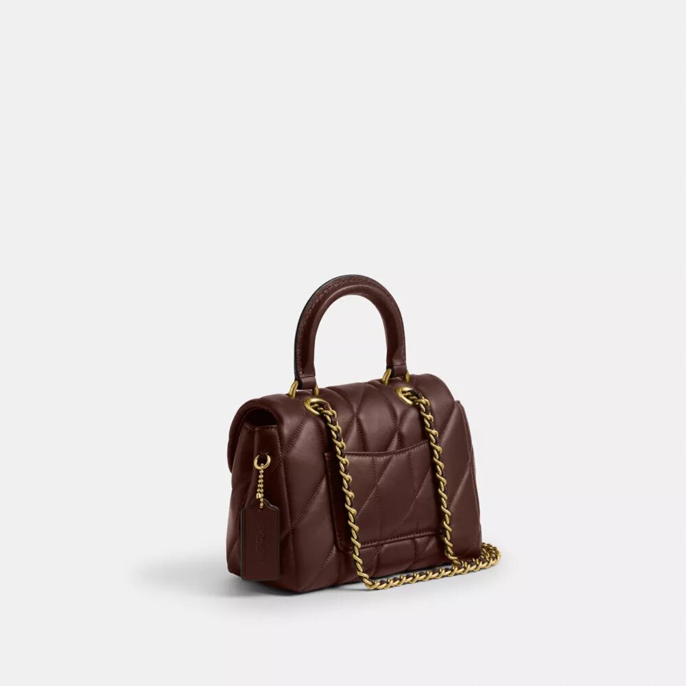 Tabby Top Handle Bag with Quilting