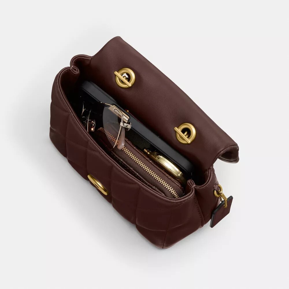 Tabby Top Handle Bag with Quilting