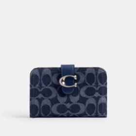 Tabby Wallet in Signature Denim