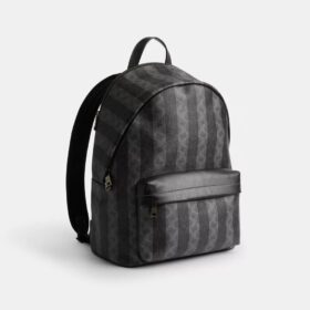 Taylor Backpack in Signature Canvas with Stripes