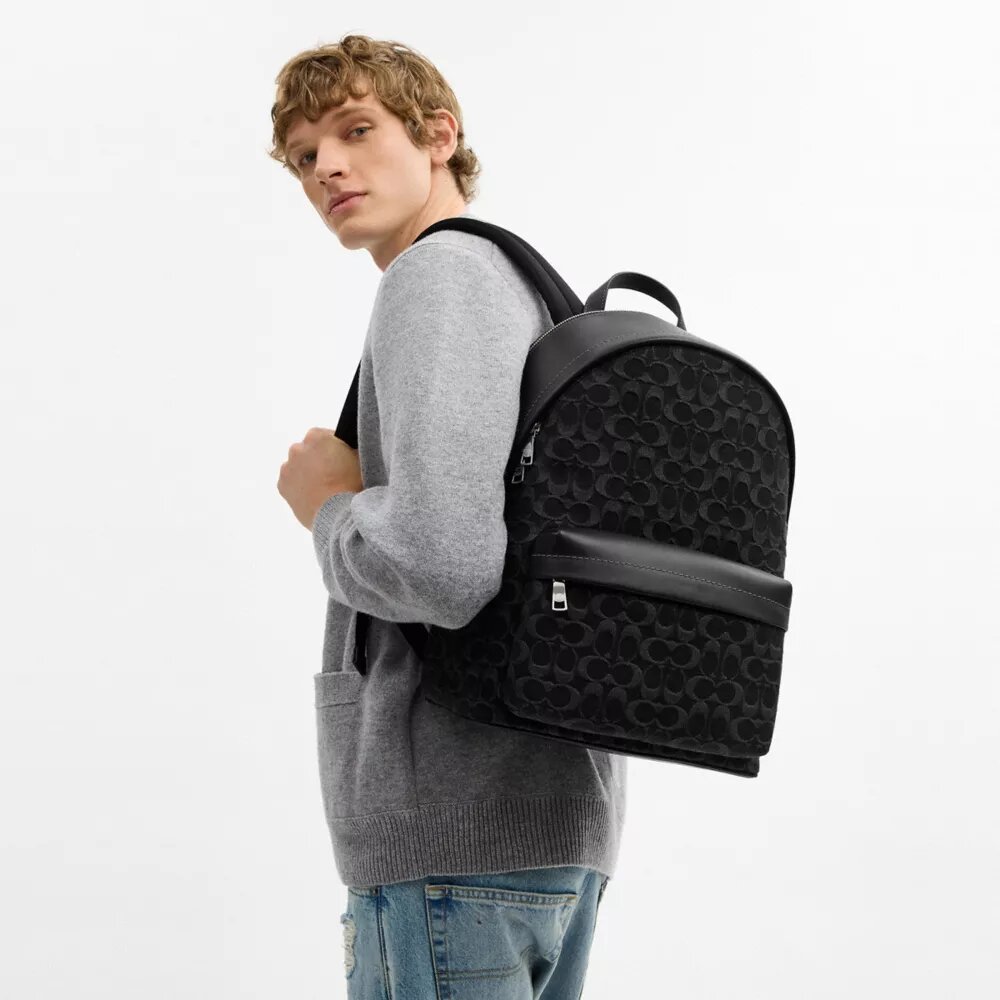 Taylor Backpack in Signature Denim