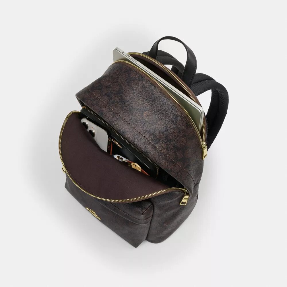 Taylor Small Backpack in Signature Canvas