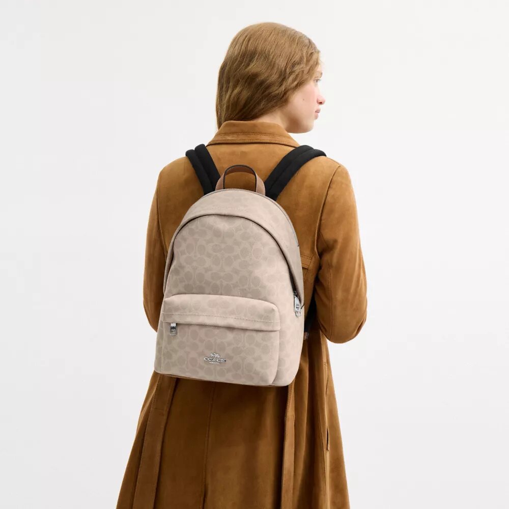 Taylor Small Backpack in Signature Canvas
