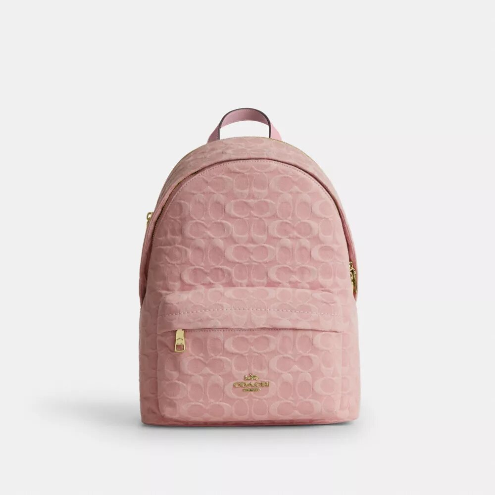 Taylor Small Backpack in Signature Denim