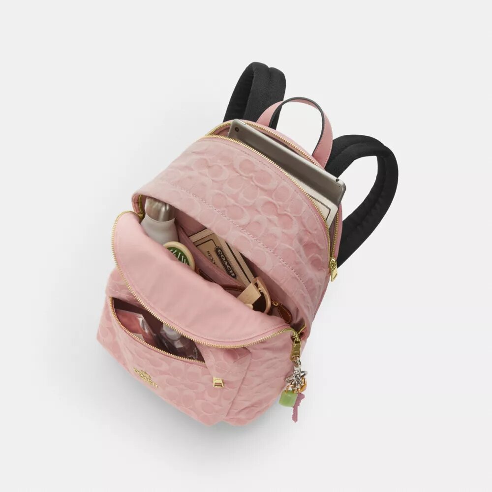 Taylor Small Backpack in Signature Denim