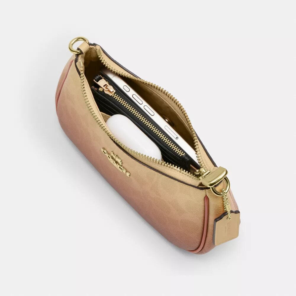 Teri Mini Crossbody Bag in Ombre Signature Canvas