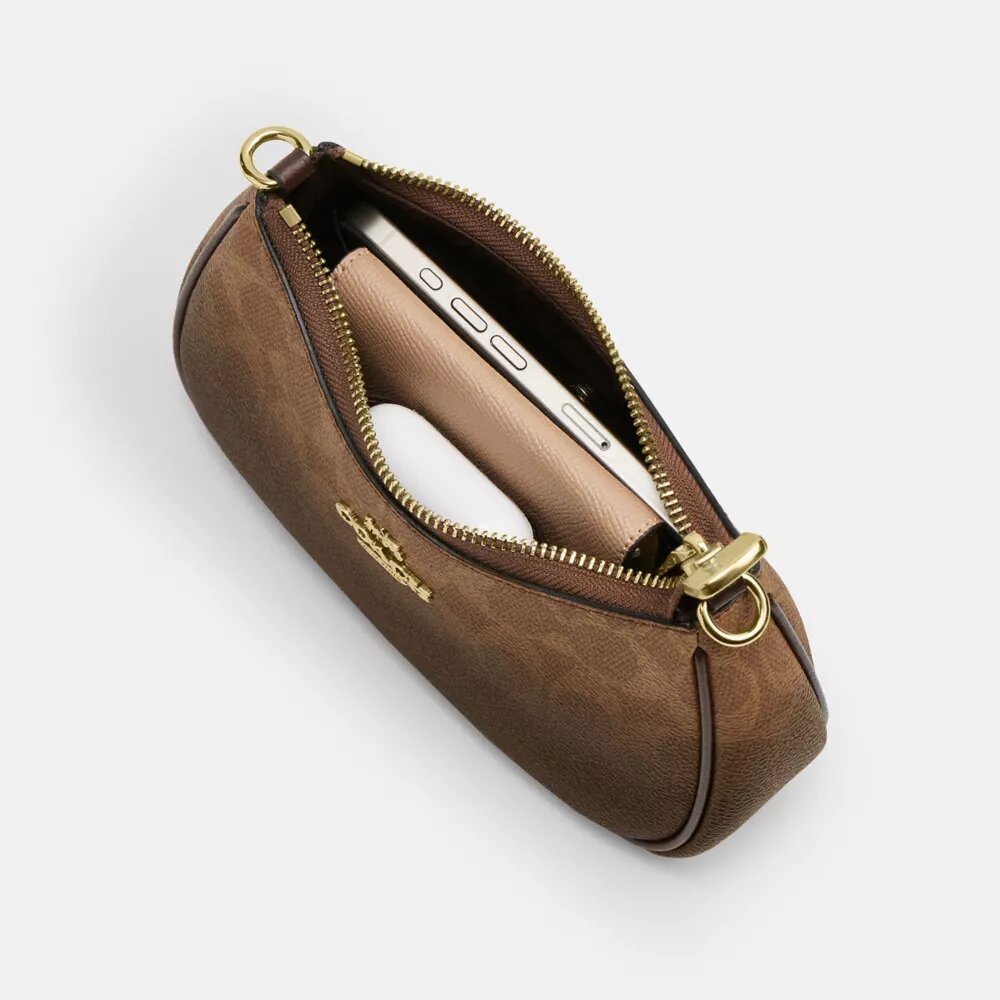 Teri Mini Crossbody Bag in Ombre Signature Canvas