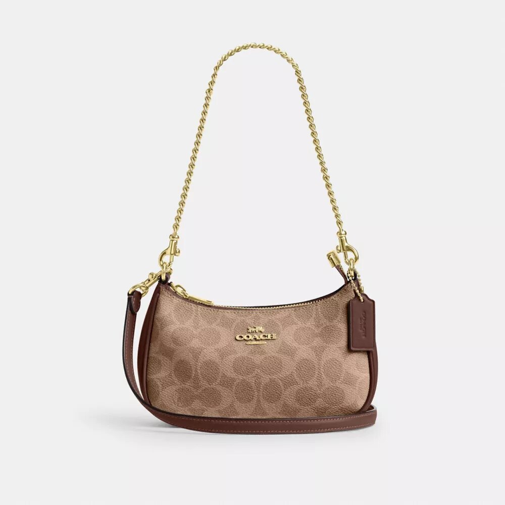 Teri Mini Crossbody Bag in Signature Canvas