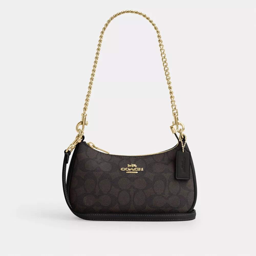 Teri Mini Crossbody Bag in Signature Canvas