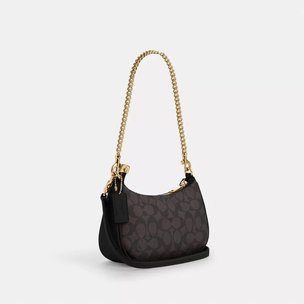 Teri Mini Crossbody Bag in Signature Canvas